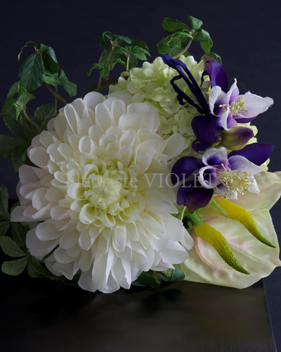 アーティフィシャルフラワー(アートフラワー)ブーケヴァリエM72 詳細2